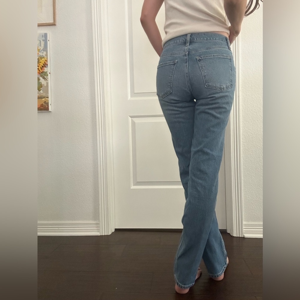 Gap ‘90s Straight High Rise Jeans 26/2L (long) medium wash
